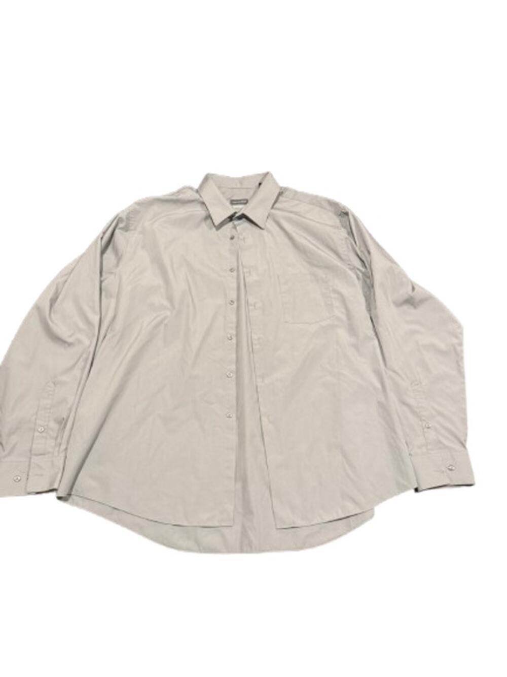 Van Heusen Men's Grey Regular Fit Wrinkle Free Dress Shirt Size 2XL